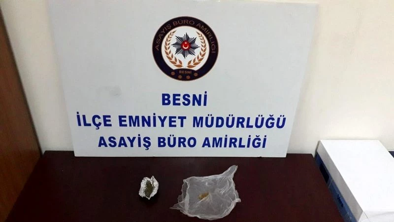 Besni`de uyuşturucu ele geçirildi