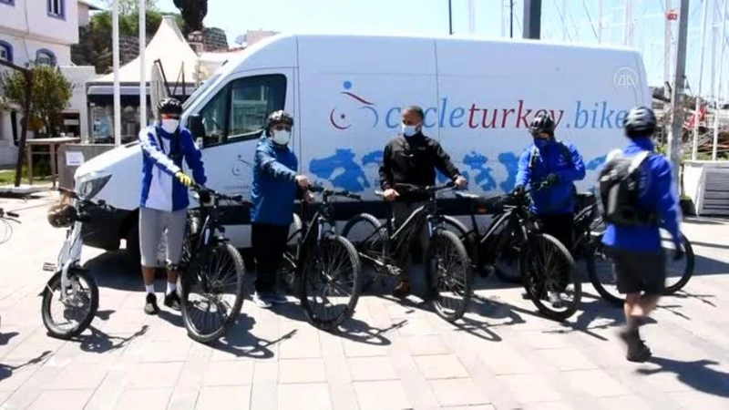 Bodrum`da bisiklet turizmi için rotalar belirleniyor