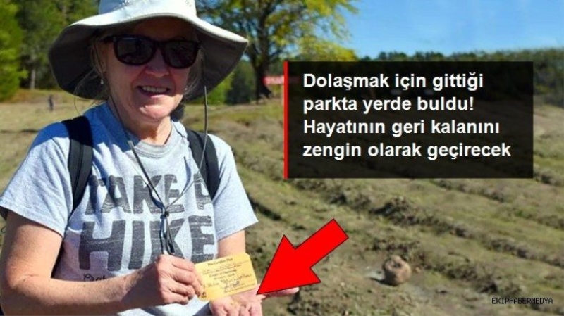 Böyle şans görülmedi! Eşiyle birlikte parka dolaşmaya giden kadın, 4.38 karatlık elmas buldu
