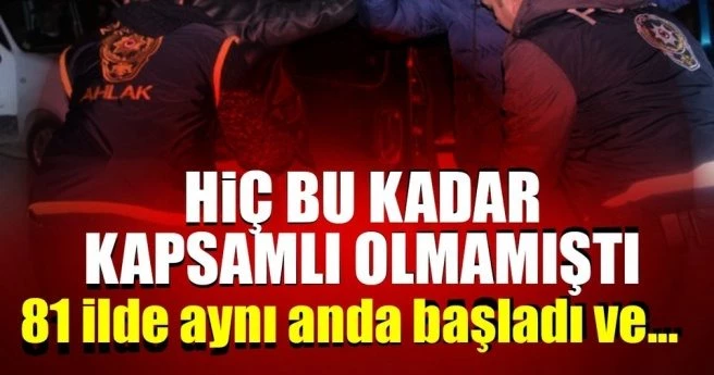 BUGÜNE KADAR EN YÜKSEK PERSONEL KATILIMI İLE `TÜRKİYE GÜVEN HUZUR UYGULAMALARI-9` GERÇEKLE