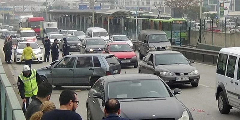 BURSA`DA KAZA ŞOKA SOKTU