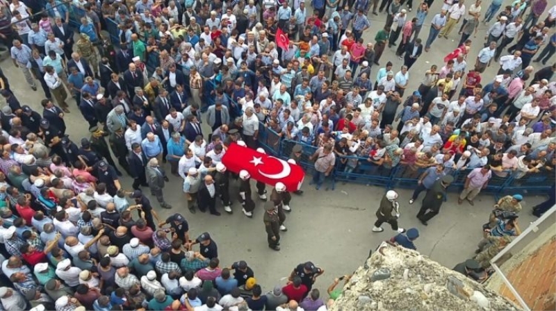 Bursa şehidini uğurladı