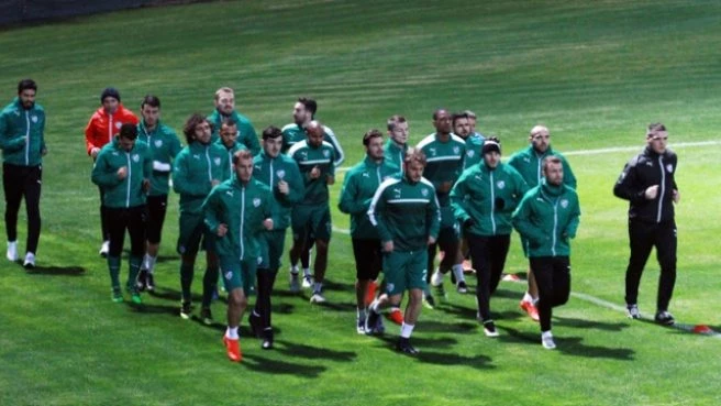 Bursaspor`un Antalya Kampı