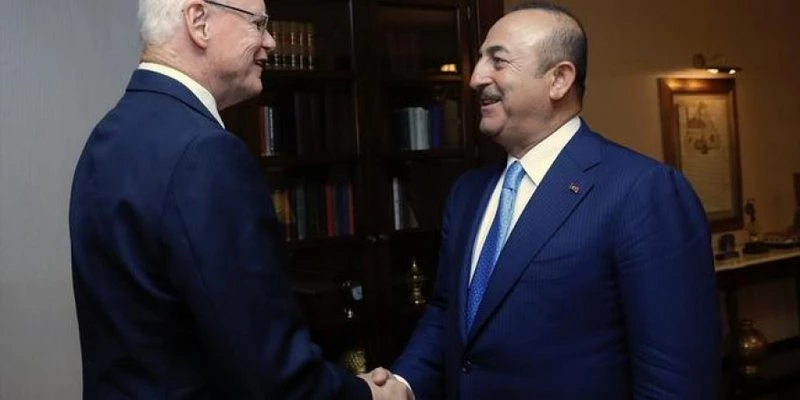 Çavuşoğlu, ABD`nin Suriye Özel Temsilcisi`ni kabul etti