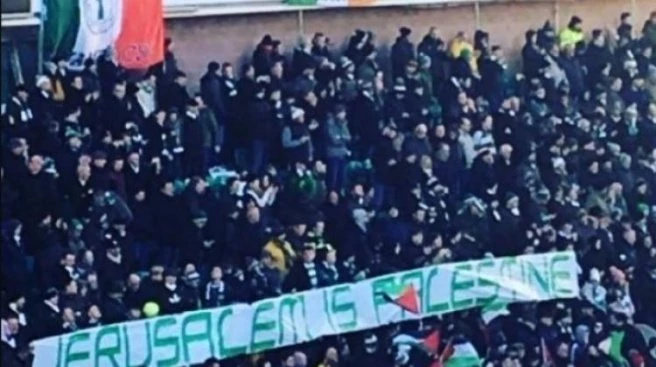 Celtic taraftarlarından Kudüs mesajı