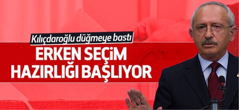CHP'den erken seçim hazırlığı