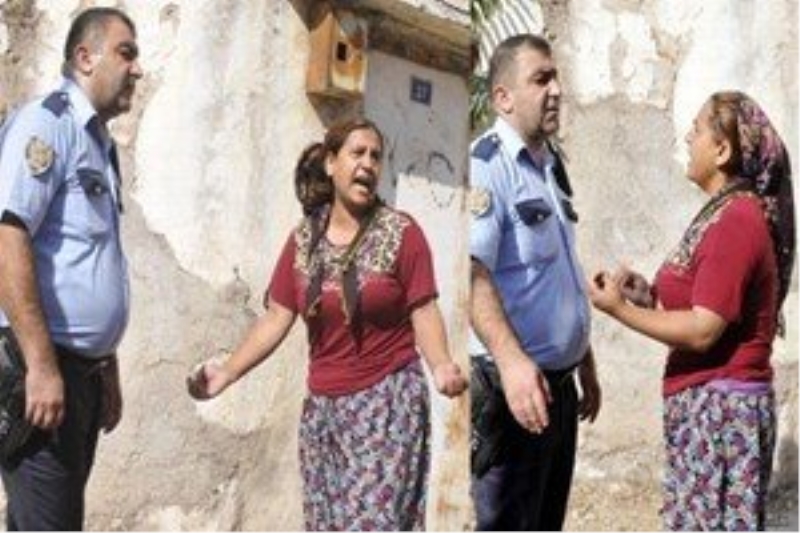 Çılgına dönen kadını kimse sakinleştiremedi!