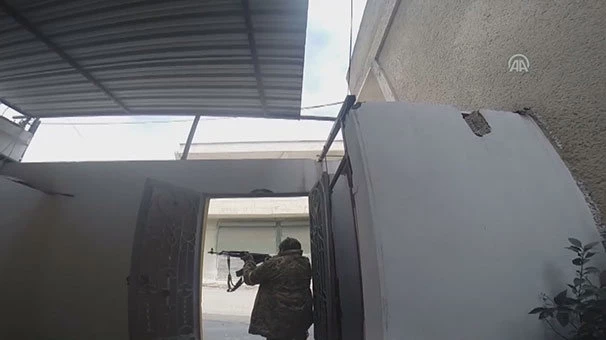 Cinderes`te teröristlerle sıcak çatışma anları görüntülendi