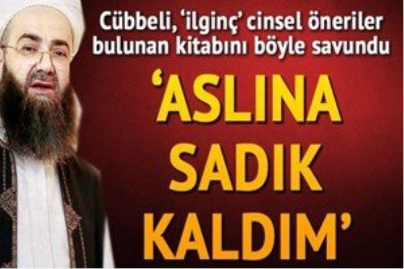 Cübbeli Ahmet Hoca kitabını böyle savundu