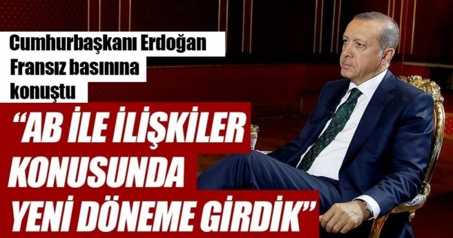 Cumhurbaşkanı Erdoğan Fransız basınına konuştu