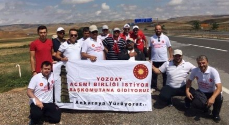 Cumhurbaşkanı Erdoğan ile görüşmek için 100 km yürüdüler