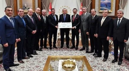 Cumhurbaşkanı Erdoğan TOBB heyetini ağırladı