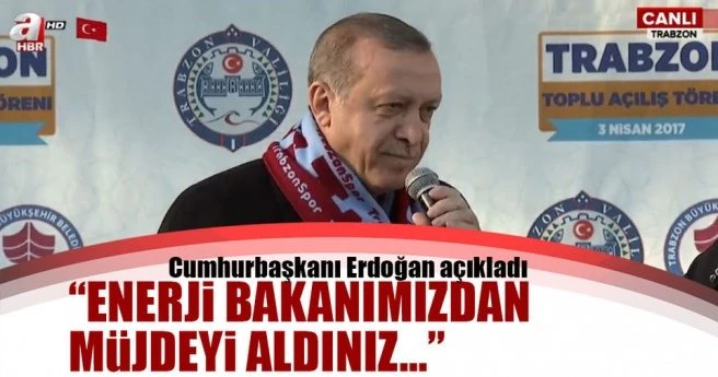 Cumhurbaşkanı Erdoğan Trabzon`da konuşuyor - CANLI