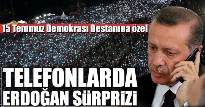 Cumhurbaşkanı Erdoğan`dan sesli mesaj