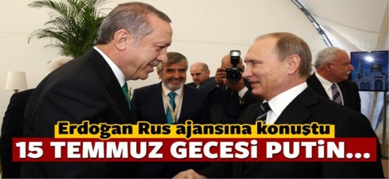 Cumhurbaşkanı Rus haber ajansı Tass'a konuştu!
