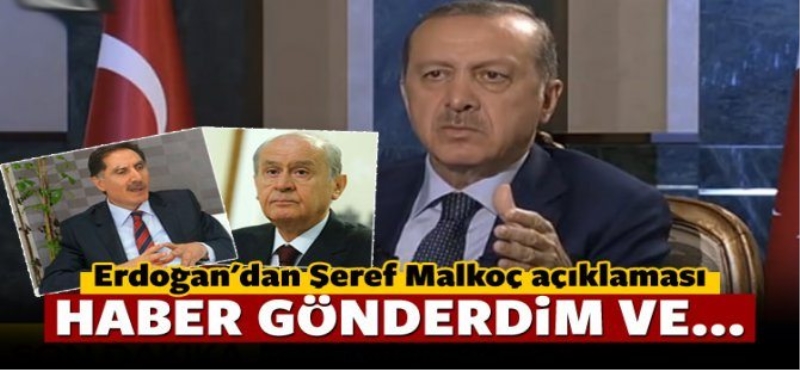 Cumhurbaşkanın'dan Şeref Malkoç yorumu!