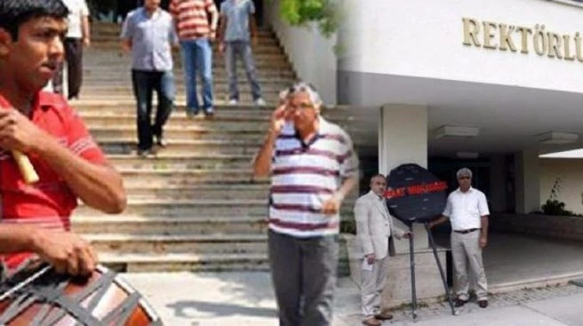 Davul çaldıran rektör 5 bin lira tazminat ödeyecek