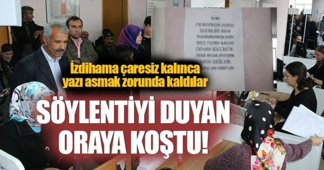 DEDİKODU NÜFUS MÜDÜRLÜKLERİNDE YOĞUNLUĞA NEDEN OLDU