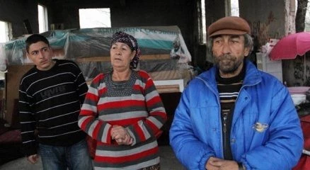 Derme çatma kulübede yaşam savaşı