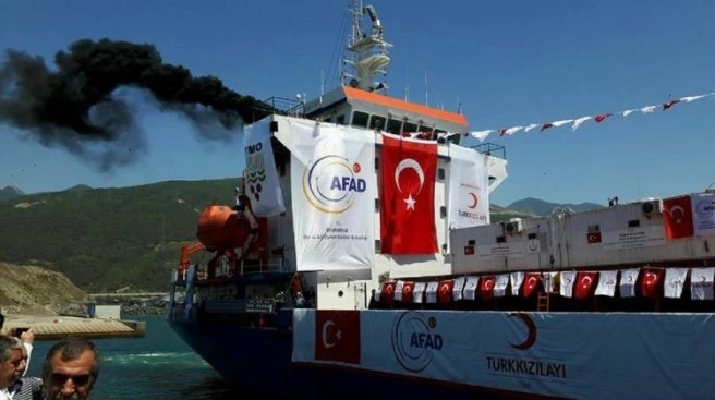 Dev yardım gemisi yola çıktı!