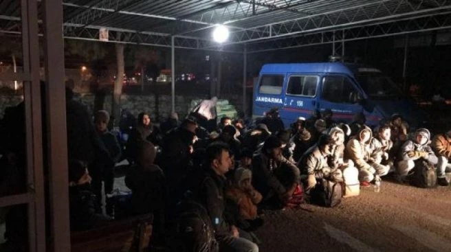 Didim`de 61 kaçak yakalandı