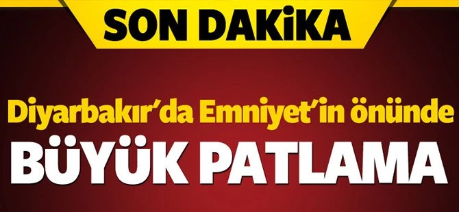 Diyarbakır Bağlar'da büyük patlama