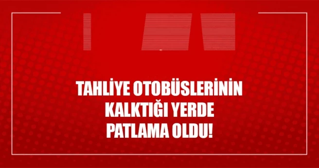Doğu Halep`te patlama!