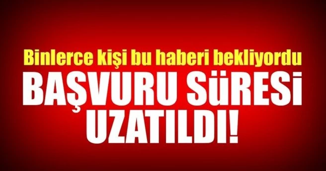 Dolu mağdurları dikkat! Başvuru süresi uzatıldı
