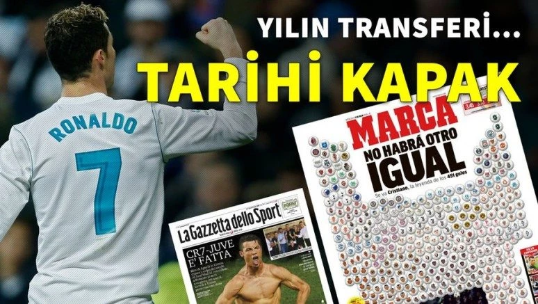 Dünya futbolunda gündem Cristiano Ronaldo