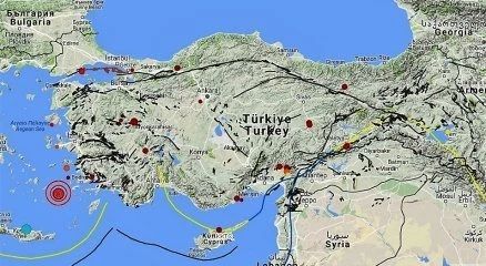 Ege?de 1 saatte 9 deprem