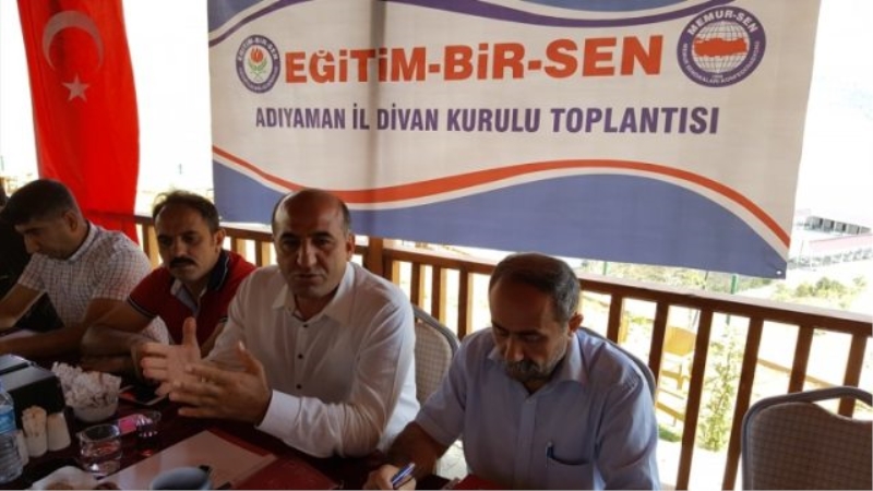 Eğitim-Bir-Sen Adıyaman Şubesinin İl Divan Kurulu Toplantısı