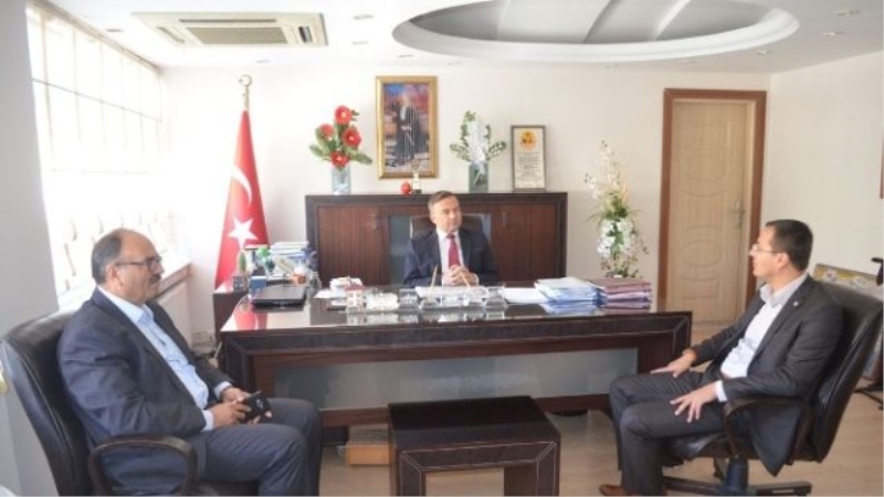 Eğitim Bir-Sen`den, Kaymakam Güven`e Ziyaret