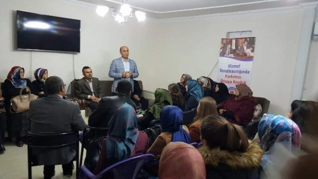 Eğitim Bir- Sen Kahta`da Aday Öğretmenlerle Buluştu