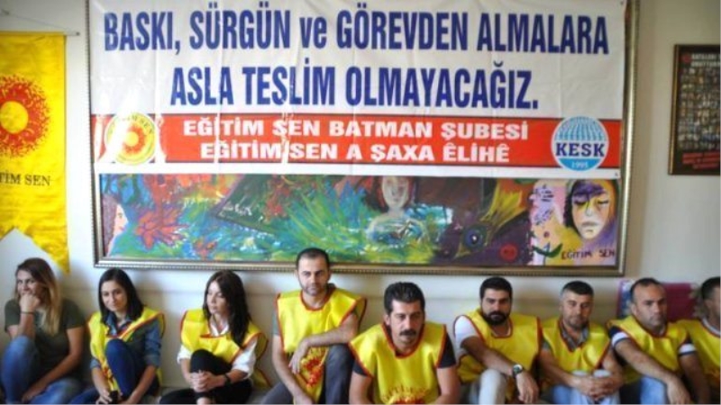 Eğitim Sen Üyeleri Açlık Grevi Başlattı