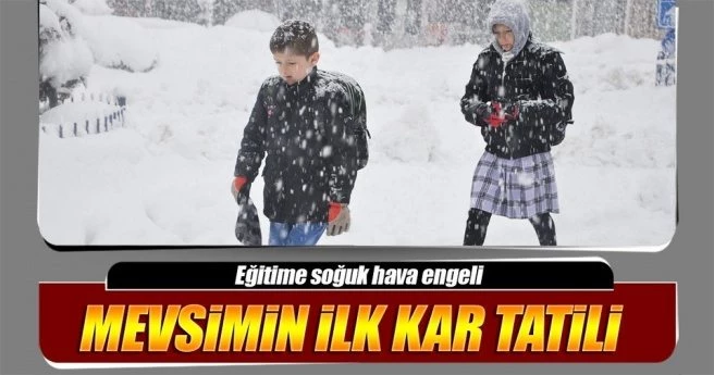Eğitime kar engeli!