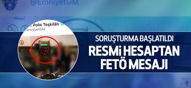 Emniyet'in twetter hesabından paylaşılan fotoğraf