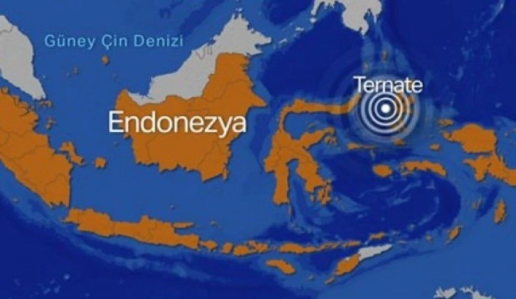 ENDONEZYA`DA ŞİDDETLİ DEPREM