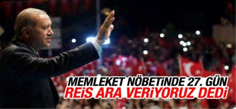 Erdoğan Beştepe'de vatandaşlarla buluştu