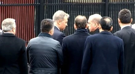 Erdoğan olay yerinde incelemelerde bulundu