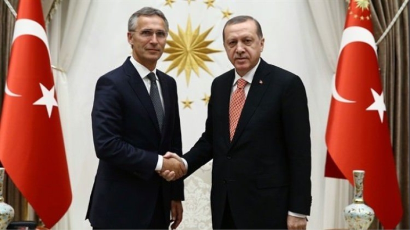 Erdoğan Stoltenberg'i kabul etti