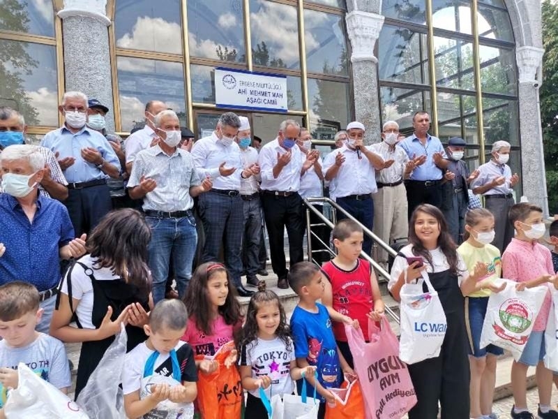 Ergene`de korona virüs gölgesinde bayramlaşma