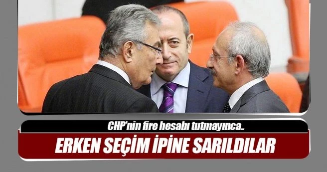 Erken seçim ipine sarıldılar