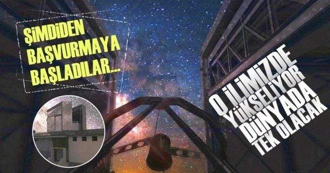 ERZURUM`DA YÜKSELİYOR DÜNYADA TEK OLACAK!