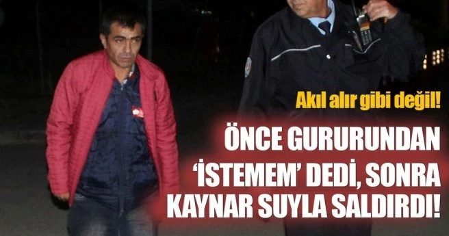 Eşinin ve oğlunun üzerine kaynar su döken kocaya 1 ay uzaklaştırma cezası