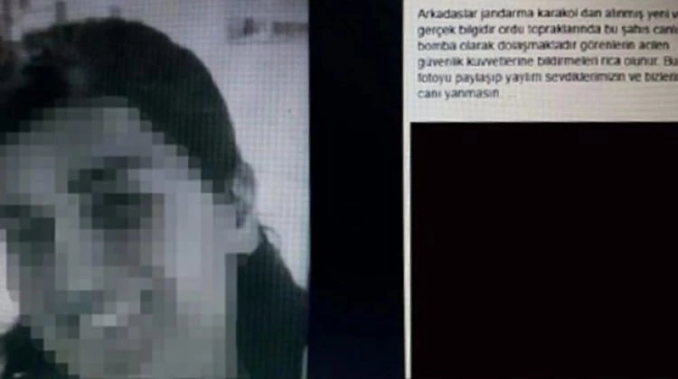 Evden kaçan kızını canlı bomba diye ihbar etti
