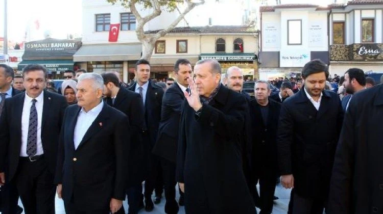 Eyüp Sultan Cami'nde namaz kıldılar!