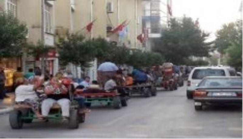 Faytonu gelin arabası yaptılar