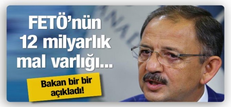 FETÖ'nün 12 milyar liralık mal valiği!