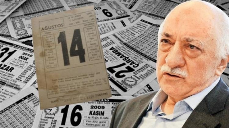 FETÖ'nün işaret ettiği tarih 14 Ağustos