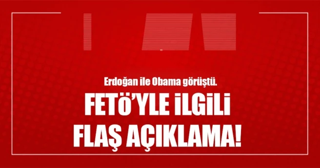 FETÖ ile ilgili flaş açıklama!